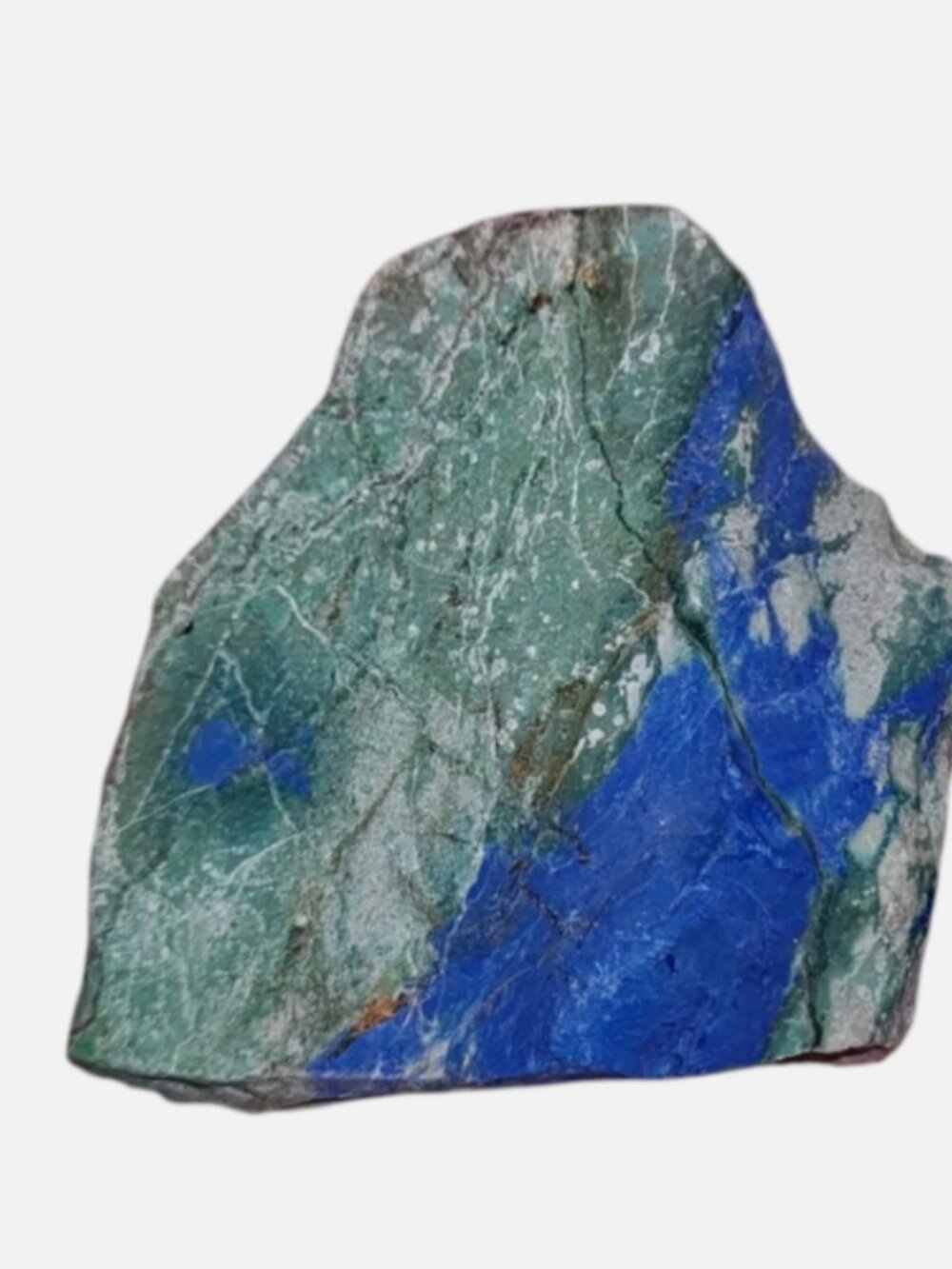 Azurite and Chrysocolla, Raw Palm Sized